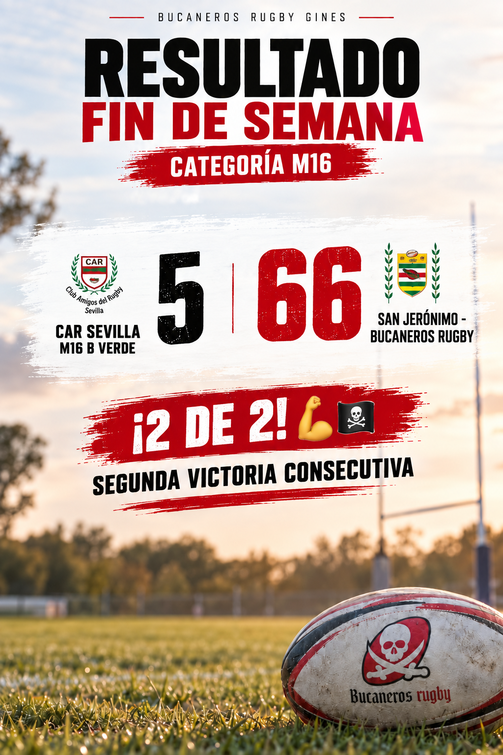 ¡Los M16 suman su segunda victoria!